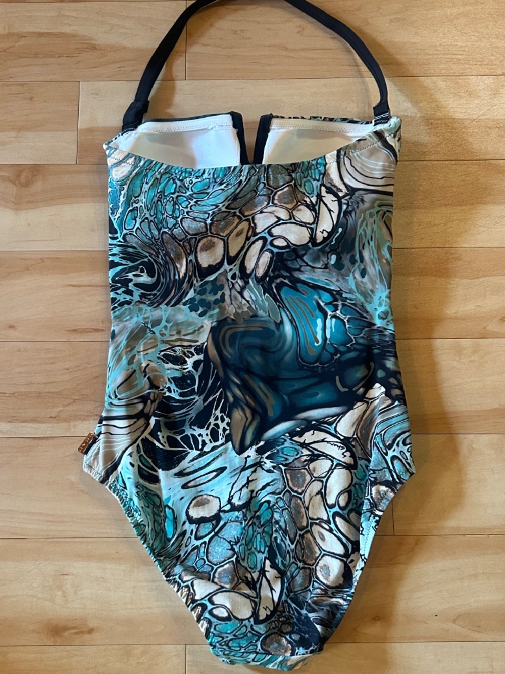 Shan Swimwear Classic One Piece Bandeau SIZE 12 NWOT - Picture 2 of 6